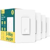 TREATLIFE 3 Way Smart Switch 4 Pack, Neutral Wire Required,