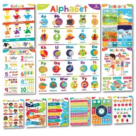 Visit the Sproutbrite Store 11 - Sproutbrite Educational Posters Classroom for Preschool Early Learning