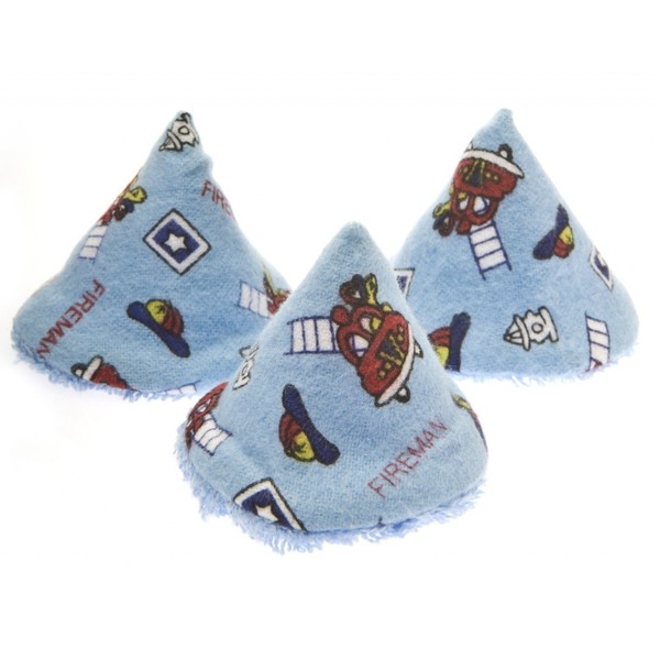 Beba Bean - Peepee Teepee for the Sprinkling WeeWeee, Baby Pee Shield, Fire Fighter Design -1 cone + Laundry Bag