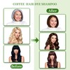 SHIHUANUO Hair Dye Shampoo 3 in 1 for Gray Hair