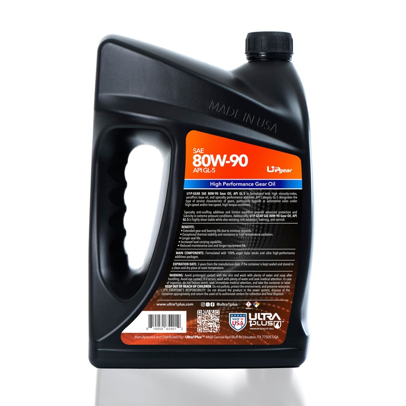 ULTRA 1PLUS SAE 80W-90 Conventional Gear Oil API GL-5 (4