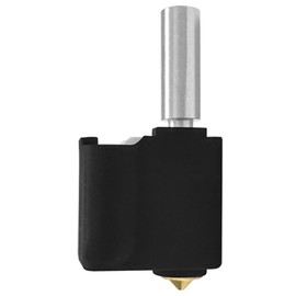 for FLSUN SR Super Racer Hotend Assembled Extruder with 0.4mm Brass Nozzle for 3D Printer Print Head Hot End Kit with Silicone Sock Heatbreak Throat Tube Heater Block Support High Speed Printing