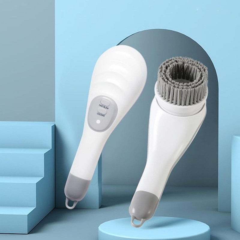 Handheld Cordless Electric Scrubber Kit, 2 Gears Brush for Efficient