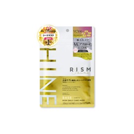 Rhythm/RISM Pack, Base Care, Sheet Mask, Glutathione, Dullness, Vitamin C, Face Pack, Base, Daily Care Mask, Shine, 7 Sheets per Bag (Single Item (7 Pieces)
