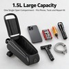 Bicycle Phone Frame Bag for Cycling – Waterproof Front Tube