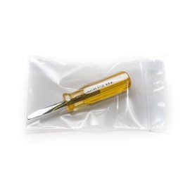 Clear Recloseable Top Seal Zipper Bag for Snacks Food Sandwich Value Strength - 2" x 3" - Pack of 100-1.4 Mil