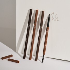 [1+1] BOM Super Slim Eyebrow - #02 Rich Brown / [1+1] 비오엠 슈퍼 슬림 아이브로우 - #02 리치 브라운