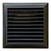 National Ventilation F4904BLK External Ventilation Grille 100 mm / 4 Inch (Black)