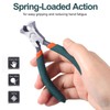 SPEEDWOX Mini End Cutting Pliers, 4.5" End Nipper with PVC