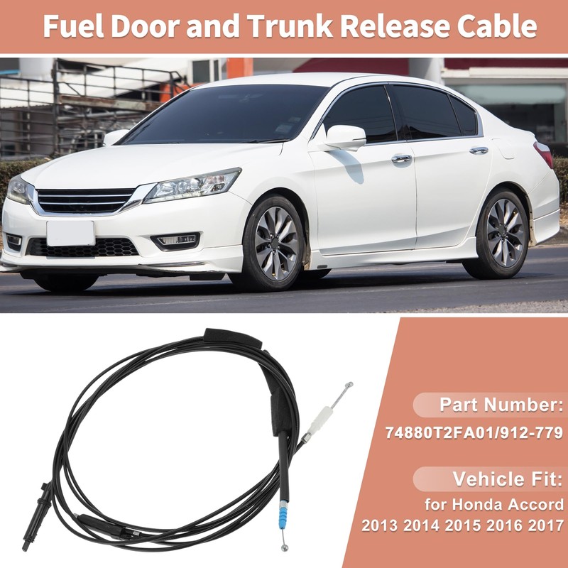 INFINAUTO NO.912-779 Fuel Filler Door and Trunk Lid Release Cable