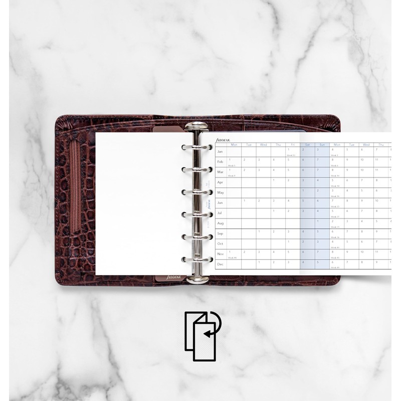 Filofax Pocket Horizontal Year Planner 2027