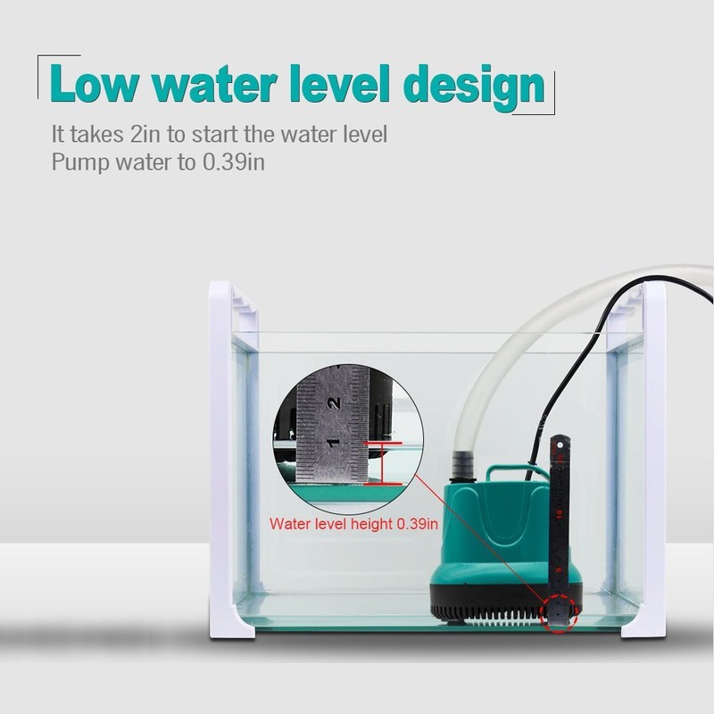 Upettools Submersible Water Pump, Ultra Silence Circulation Multifunctional Water Pump
