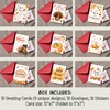 Thanksgiving Cards with Envelopes, 18 Pack – 9 Assorted Designs,