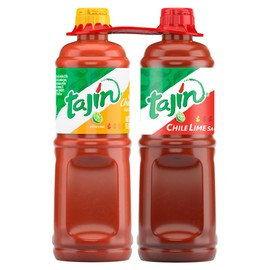 Tajin Fruity Chamoy Sauce 15.38oz and Chile Lime Sauce 15.38oz Bundle (Pack of 2)