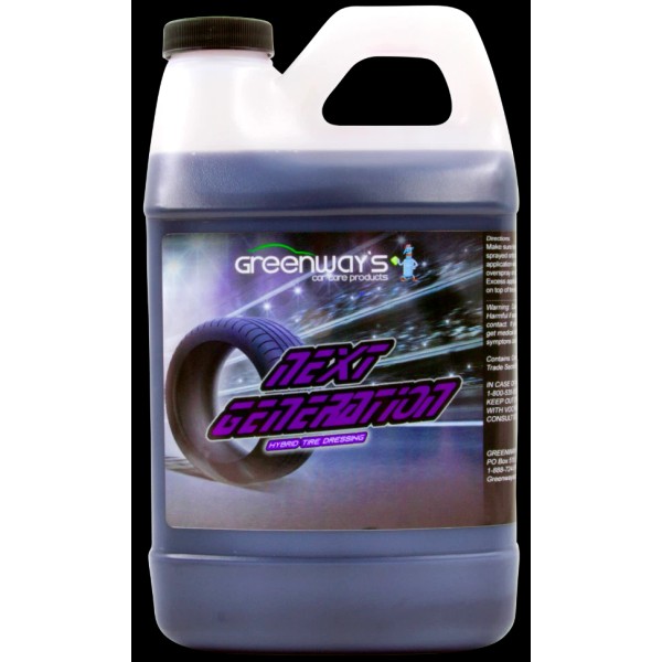 Tire shine dressing high gloss non sling silicone free