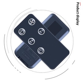 TCNOUMT Fan Heater Replacement Remote Control Compatible with Brandson CSL Socket Fan Heater Mini Ceramic Heater