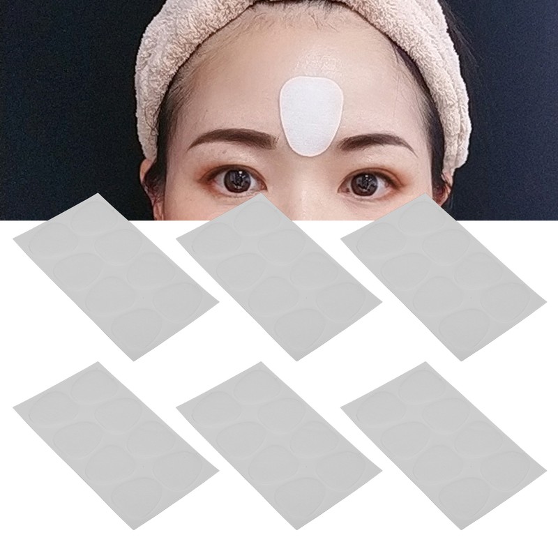 10 Sheet Forehead Between Eyes Wrinkle Patch Home Portable Soft
