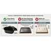 4.5QT Cast Iron Loaf Oven Pan - 11.3"x6.5"x4.3" - 5QT