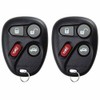 2 keylessoption Replacement 4 Botón Keyless Entry Remote Control Key