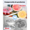 12 Tapas de Silicona Elásticas Reutilizables, Cubiertas de Silicona para