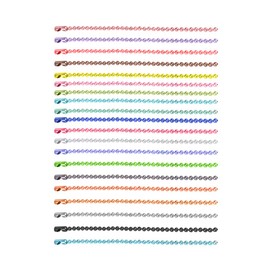 Lowats Ball Chains 60 Pieces Metal Chain Ball Chain Ball Chain Stainless Steel Colourful Key Chain Ball Bead Chains with Connector Clasp for Jewellery Crafts Bracelet Necklace Pendant, gold