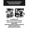 Portafilter Double and Luxe Basket compatible with Ninja Luxe Cafe
