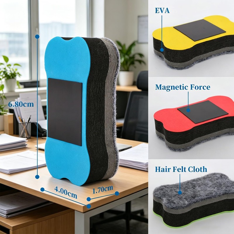 Dry Erasers for Dry Erase Pens and Markers, Home, Office