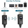 Wireless Microphone Transmitter and Receiver for Dynamic Microphone Audio Mixer
