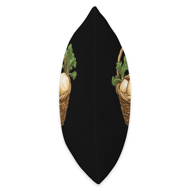 Rutabaga In A Basket Throw Pillow