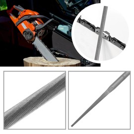 ECSiNG 12Pcs Round Chainsaw File Steel Chain Saw File Sharpener Accessories for 0.325 Medium Saws Chainsaw Sharpening File 4.8mmx200mm Silver
