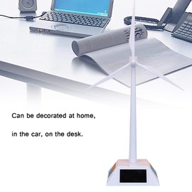 Fyearfly Mini Solar Energy Windmill, Kids Intelligent Plastic Solar Windmill Windmill Model Educational Toy Kids Science Teaching Toy