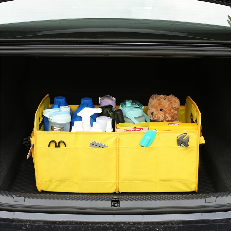 Zhiyanz Car Suv Trunk Organizer,Sturdy Storage Organizer for Car Accessories,Tools,Sundries.Upgraded