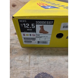 Belleville 330 DES ST Steel Toe Flight Boots Sz 12.5 Wide Desert Military USA