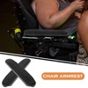SEWACC 1pair Armrest Pads Non-Slip Wheelchair Accessories for Comfort Easy