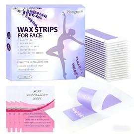 Tiras de cera facial para depilación: trabajo rápido y suave para cara, cejas, labio superior, barbilla, hipoalergénicas para todo tipo de piel, kit d