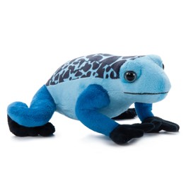 The Petting Zoo Blue Dart Frog Stuffed Animal Plushie, Gifts for Kids, Wild Onez Rainforest Animals, Dart Frog Plush Toy 9 inches