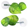 Lystaii 4pcs Betta Fish Leaf Pad with Suction Cup, Betta