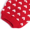 Dxhycc Dog Knitted Sweater Dog Heart Sweater Puppy Sweater Warm
