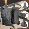 Large Bookends Decorative Resin Collectible - 9.5" Non-Slip Book Divider,