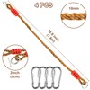 APACALI 4Pcs Tree Swing Rope 70'' Heavy Duty Tree Swing