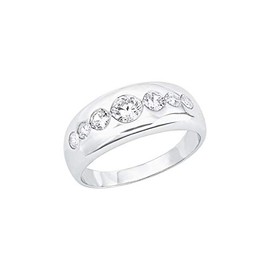 s.Oliver 32013185 Women's Ring 925 Silver 7 Zirconia 54 Silver, Silver Silver Zirconia