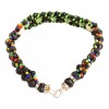Ilde (pulsera) Tapete Zarabanda (ogun/verde/negro/multi)