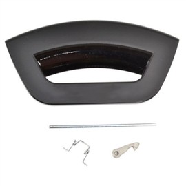 SPARES2GO Black Door Handle Futura Lever Latch Kit for Hotpoint - Ariston Washing Machines WMD 942K EU WMF 823K FR