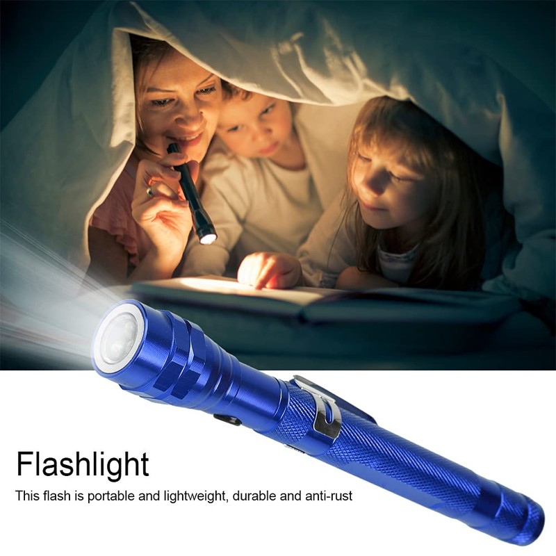 Multi Function Mini Flexible Telescopic LED Flashlight Rotatable Torch with