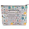 BWWKTOP Optometrist Definition Cosmetic Bag Optometry Gift Ophthalmologist Zipper Pouch