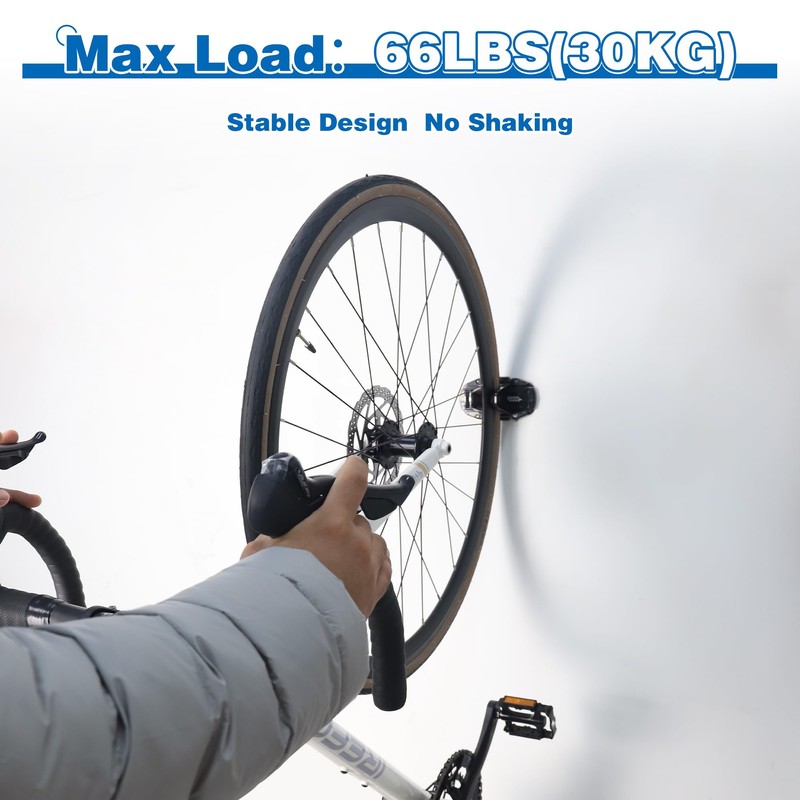 ZUKKA Bicycle Stand Wall Mount for Home Garage Bicycle Stand