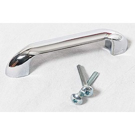Global Steel Door Pull Use W/Plastic Partition