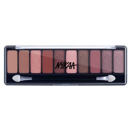 Nykaa Cosmetics Eyes On Me 10-in-1 Eyeshadow Palette, Sundowner Stunner, 1 pc - Intense Pigment Eye Makeup - Long-Wearing Eye Shadow, Easy to Blend