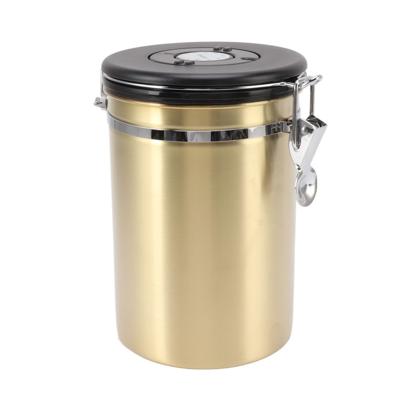 Sealed Sealed Coffee Canister 304 Stainless Steel Coffee Storage Tank