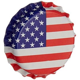 North Mountain Supply Beer Bottle Crown Caps - American Flag - Oxygen Barrier - 500 Count